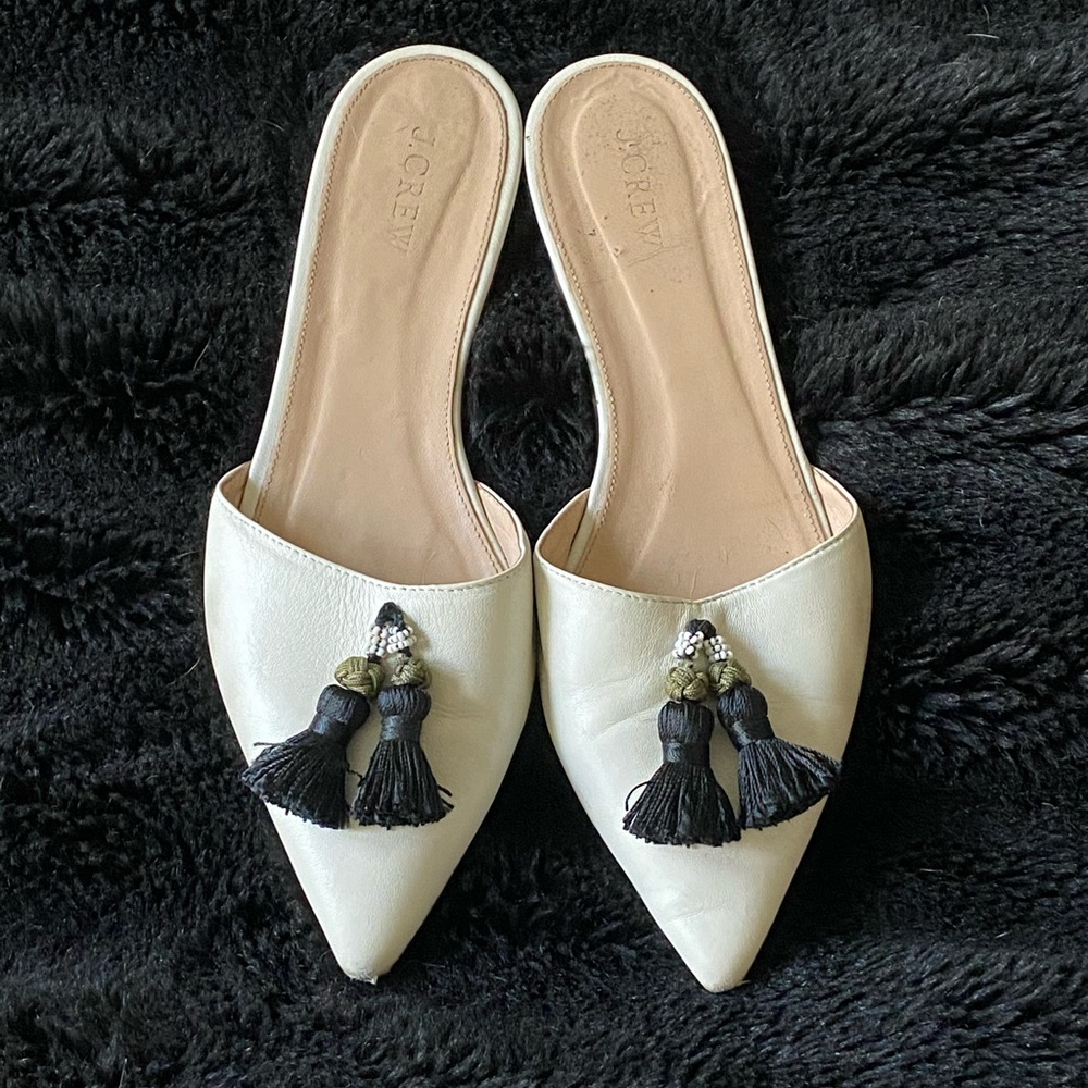 J. Crew Pointed Toe Mules